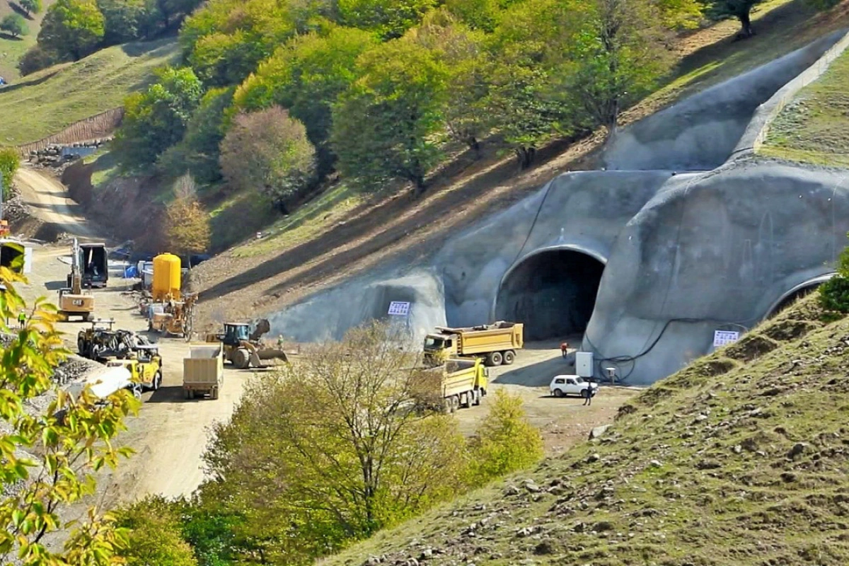 Murovdağ tunelindən yeni görüntülər - FOTO